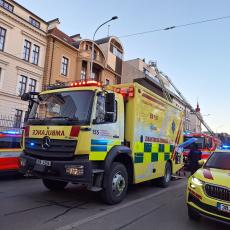 Požár akumulátorů v nemocnici na ulici Drobného v Brně