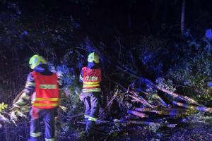 Liberecký kraj: Kvůli nepříznivému počasí během 12 hodin 50 zásahů