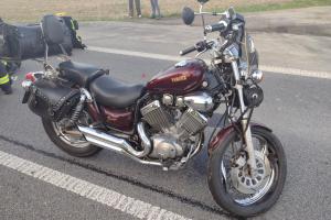 Ve Vendolí u Svitav došlo k dopravní nehodě motocyklu a dodávky