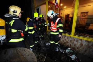 Požár v pražském komunitním centru Klinika byl úmyslně založen