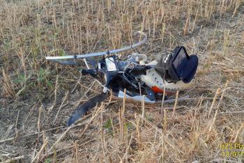 Hasiči zasahovali u pádu motorového paraglidu na Plzeňsku