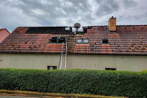 V Horním Skrýchově shořelo obytné podkroví rodinného domu