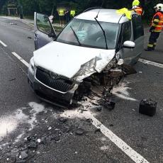 Dopravní nehoda u Prostřední Bečvy blízko odbočky na Hutisko – Solanec
